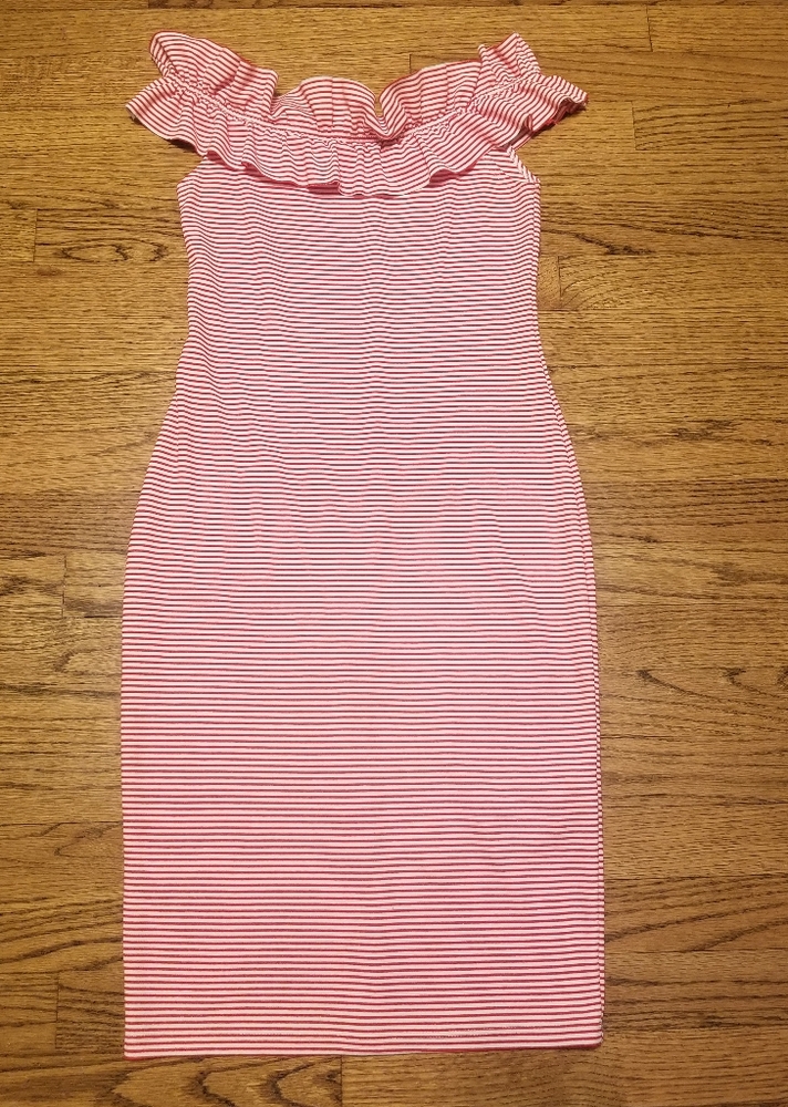 Zara open shoulders bodycon dress - Picture 2 of 7